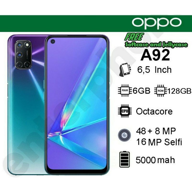 Oppo A92- 6/128 Garansi Resmi
