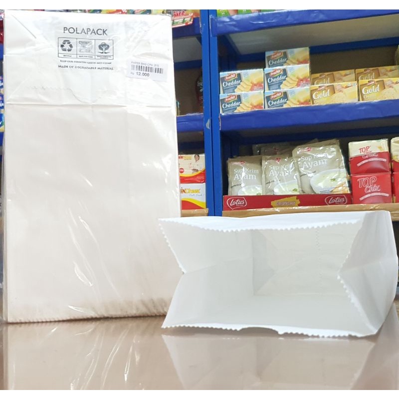 Paper Bag Roti Boy / Kantong Kertas Roti Boy (25Pcs)