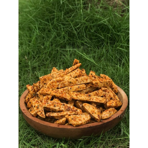 

Keripik Basreng ekstrak daun jeruk