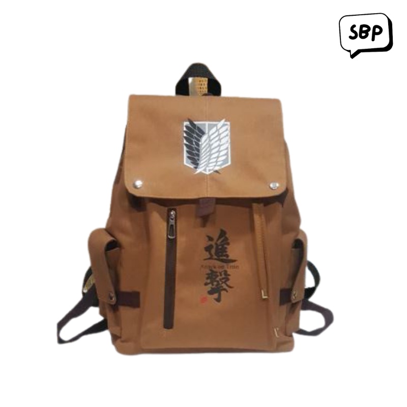 [COD] Anime Attack On Titan Tas AoT Ransel Bagpack Tas Sekolah Pria Stylish Korea Tas Wanita SBP