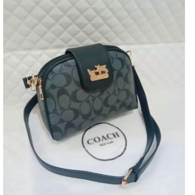 Tas Slempang   Mini + Sertifikat / COACH ALMAIRA 2 Ruang / Tas Slempang Wanita [Npr31au22c]