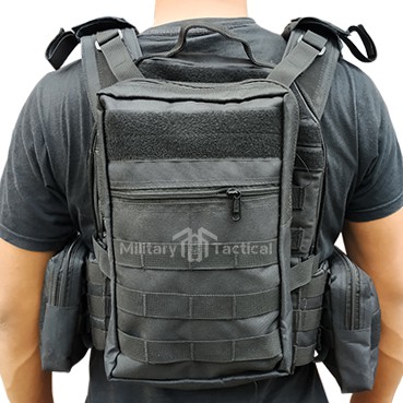 Rompi Body Vest Tactical | Body Vest Tactical | Body Vest Polisi | Rompi Pelindung Dada | Free Dummy Plate | Bisa COD