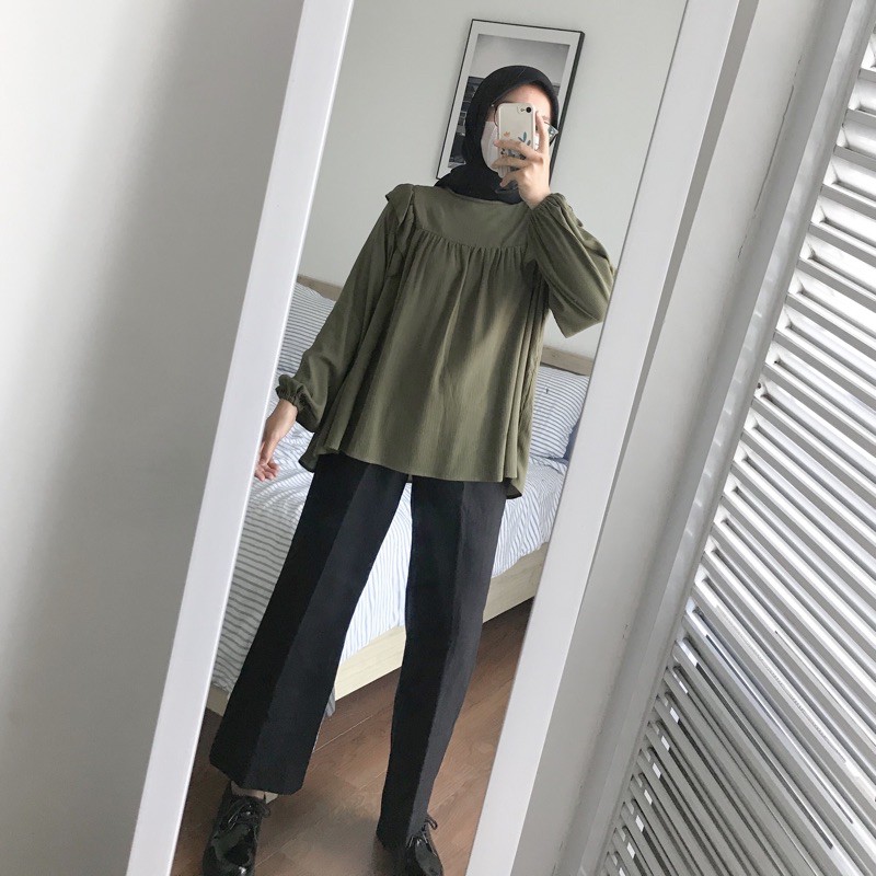 BIANCA BLOUSE / ATASAN WANITA by Mia Amanda-ARMY