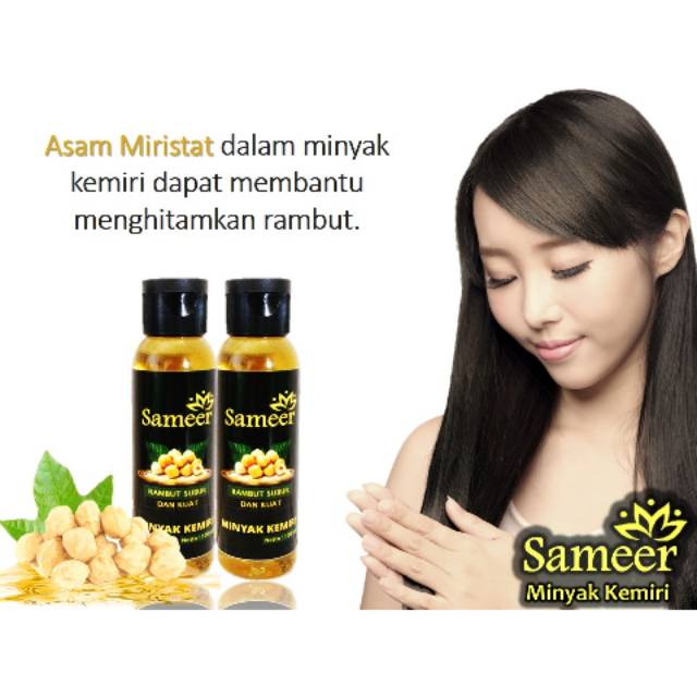 Sameer Minyak Kemiri untuk Rambut Rontok