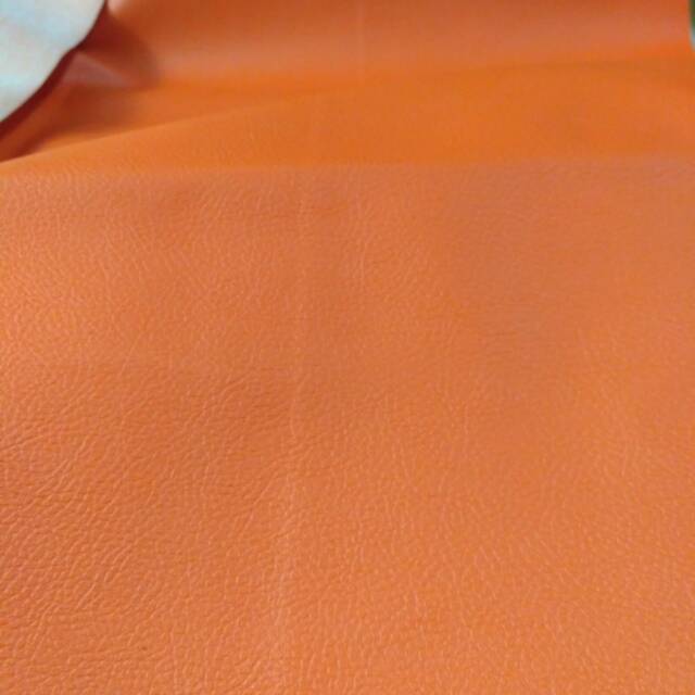 Kulit sintetis meteran Kain Jok warna orange