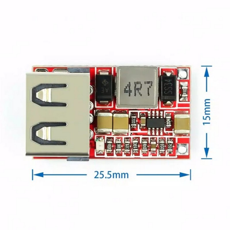 MODUL CHARGER HP Dari Aki 12V-24V To 5V 3A