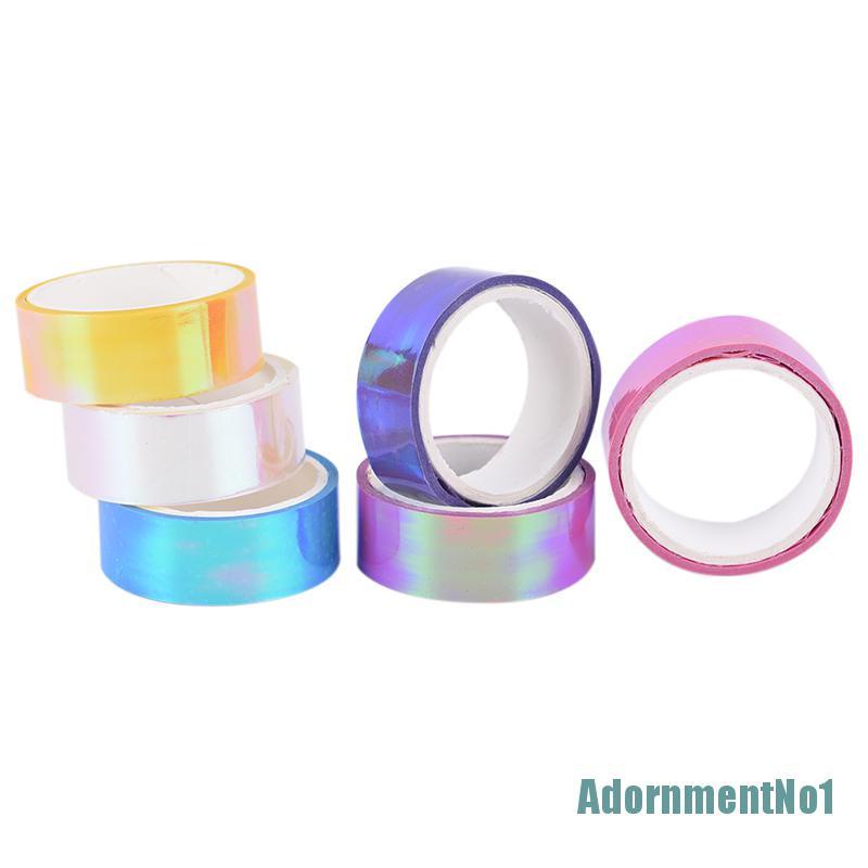 (AdornmentNo1) Tape Glitter Prismatik Hologram Panjang 5m Untuk Dekorasi Senam Ritmik Hoops