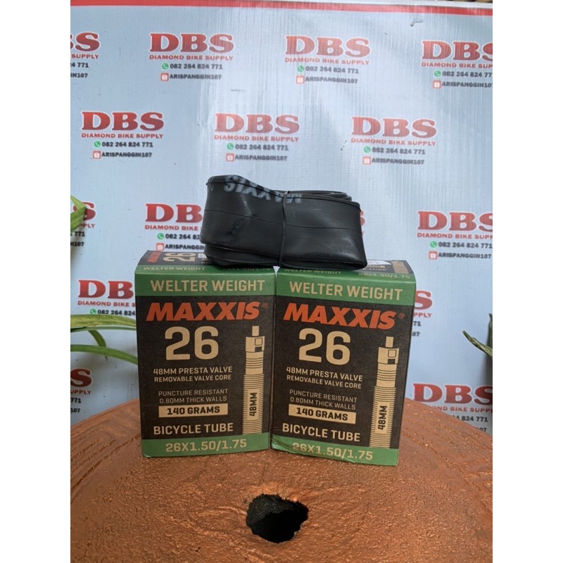 BAN DALAM MTB 26 x 150 - 175 BAN DALAM MAXXIS 26x 1.50 1.75 FV PRESTA 48MM