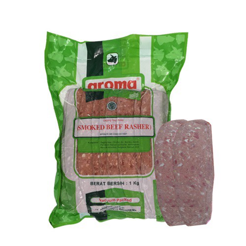 

Aroma Smoked Beef Rasher 1 Kg - Ar34051