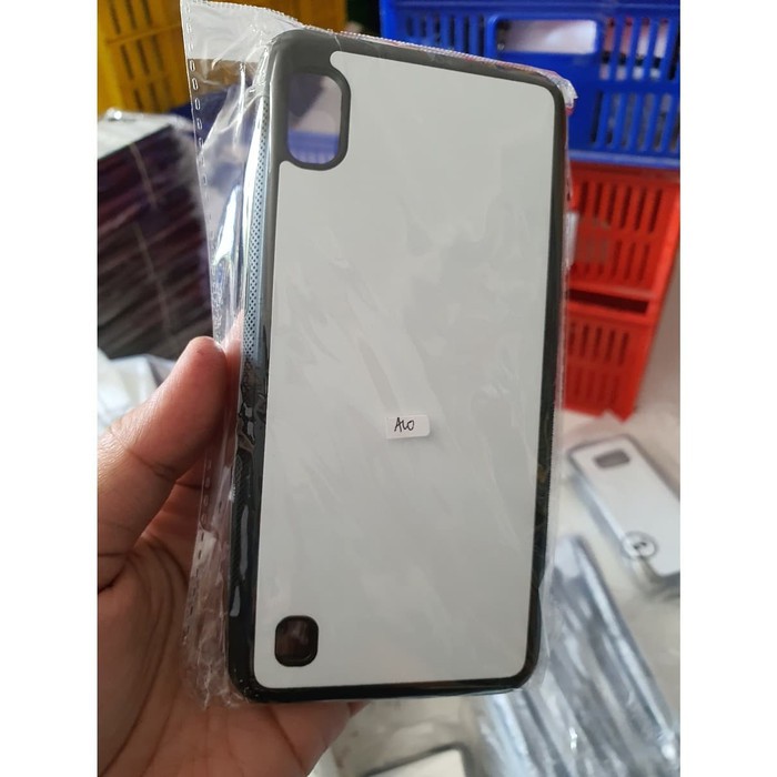 Case Samsung A10 TPU Rubber Protective Case Black sublimasi Custom casing Hp