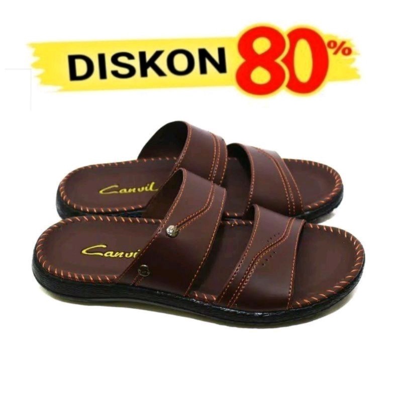 SANDAL SLOP KULIT PRIA