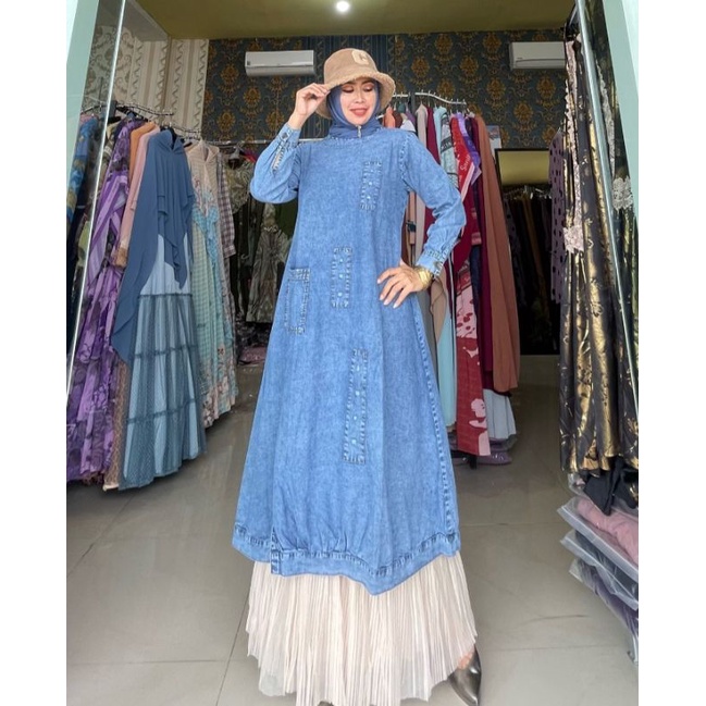 ZIYA MIDI DENIM QAIRENA