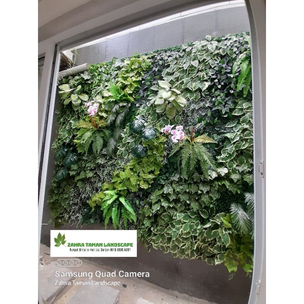 Vertikal Garden Sintetis | Vertikal Garden Artificial Dekorasi dinding taman vertikal sintetis