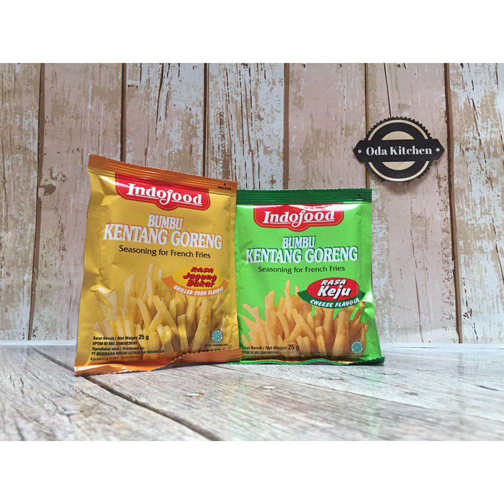INDOFOOD BUMBU KENTANG GORENG 25gr JAGUNG BAKAR KEJU