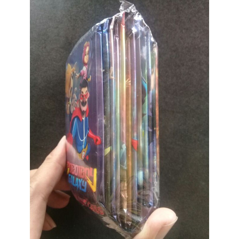 Kartu Boboiboy Galaxy Hologram 12 Pak Segel Cover Gambar Berbeda-Beda