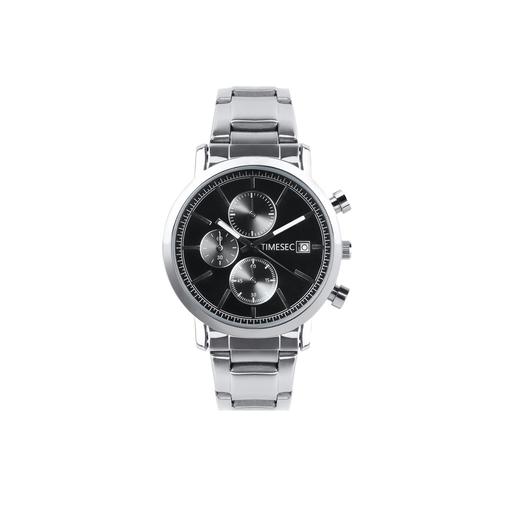 Timesec Orso Chronograph Men Watch Analog Stainless Silver Bonus Premium Box