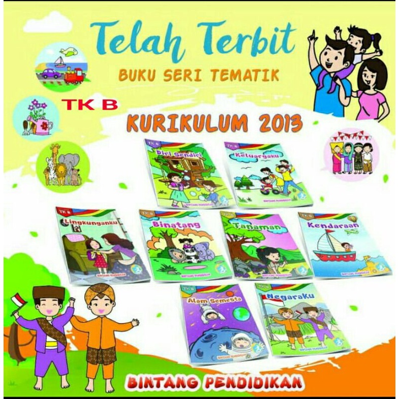 Jual Buku Paket Tematik Tk A Dan B Buku Paud Buku Paket Belajar Untuk ...