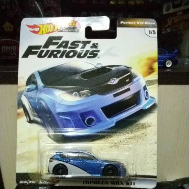 Hotwheels subaru impreza wrx sti
