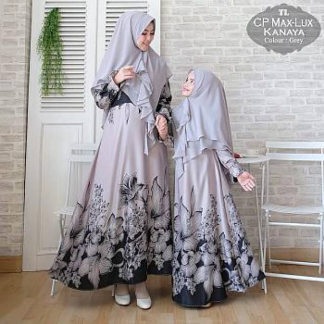 Humaira99 Gamis Syari Muslim Couple keluarga Ibu&Anak motif terbaru Maxi busui Maxmara Kanaya