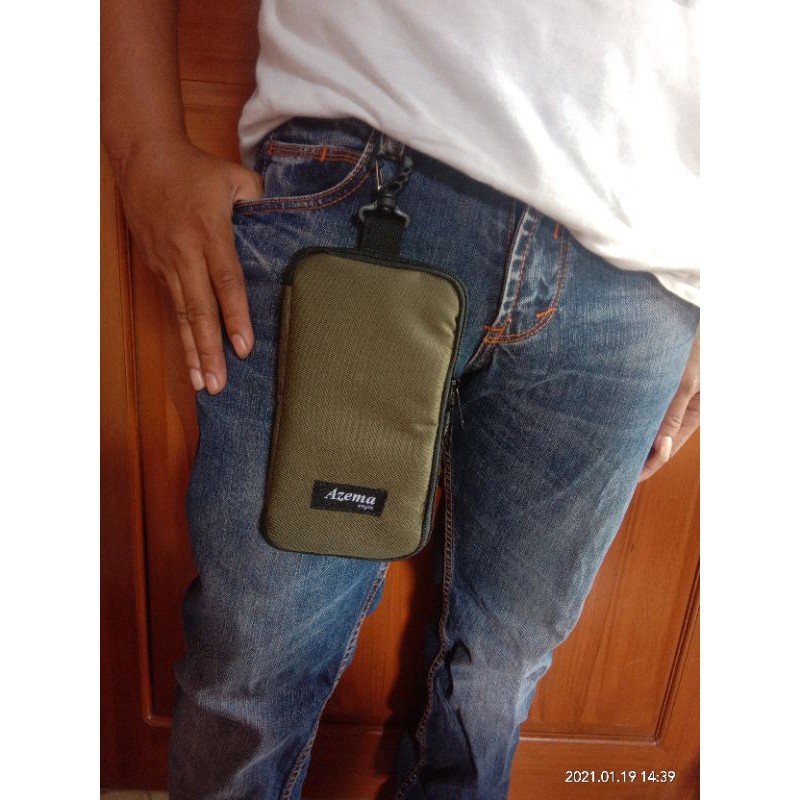 Big Sale Hanging Wallet Tas Hp Mini selempang Gantung Leher Gantung Celana Keren Murah