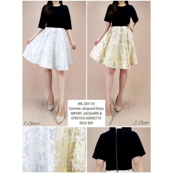 Dress 5 Model / Dress Gold / Dress Silver / Dress Rose Gold