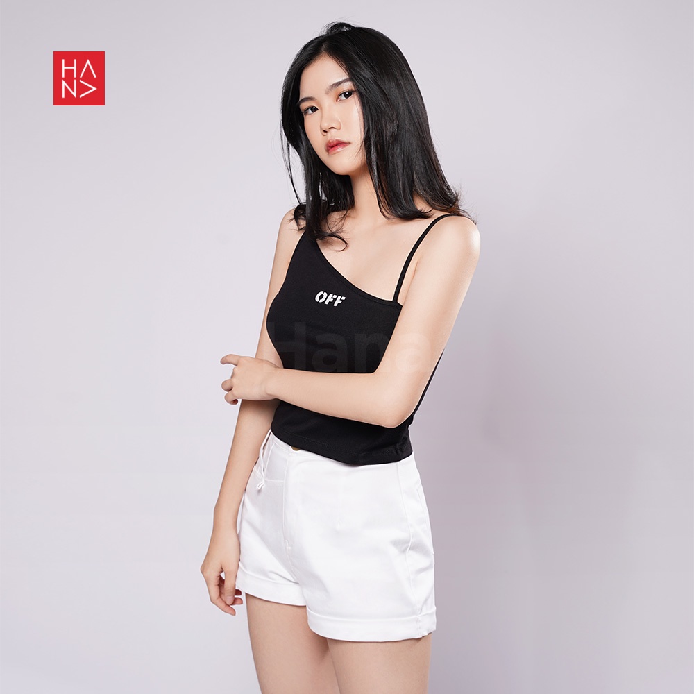 HanaFashion JKT - OFF Tank Top Wanita Murah Tengtop Tangtop - TT212