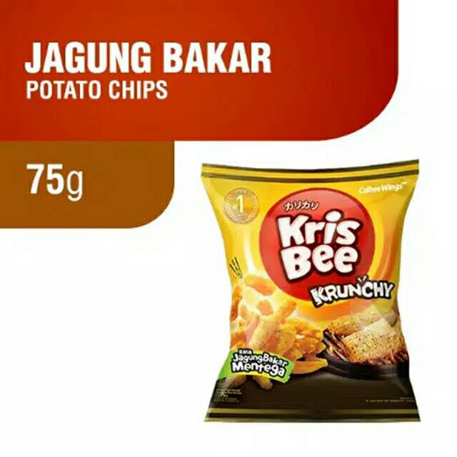 

Krisbee Jagung Bakar Mentega 75gr - Krunchy Potato Chips