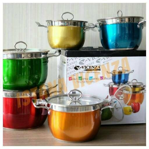 Panci Set Rainbow Vicenza V-510