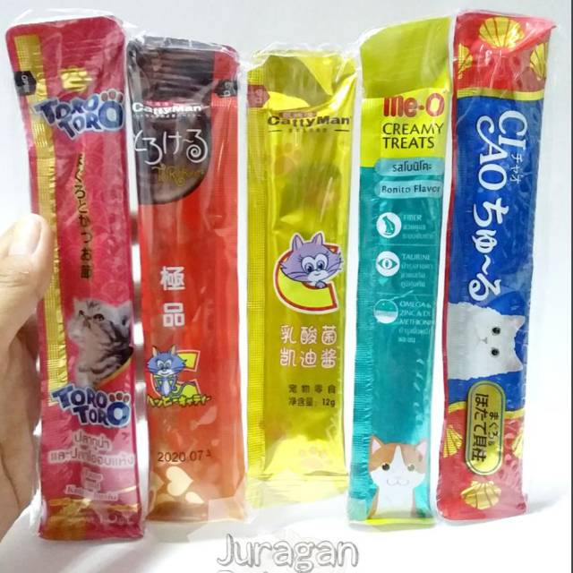 Snack Mix Liquid Kucing (5 SACHET) |Mix Cat Snack Liquid|Snack Kucing