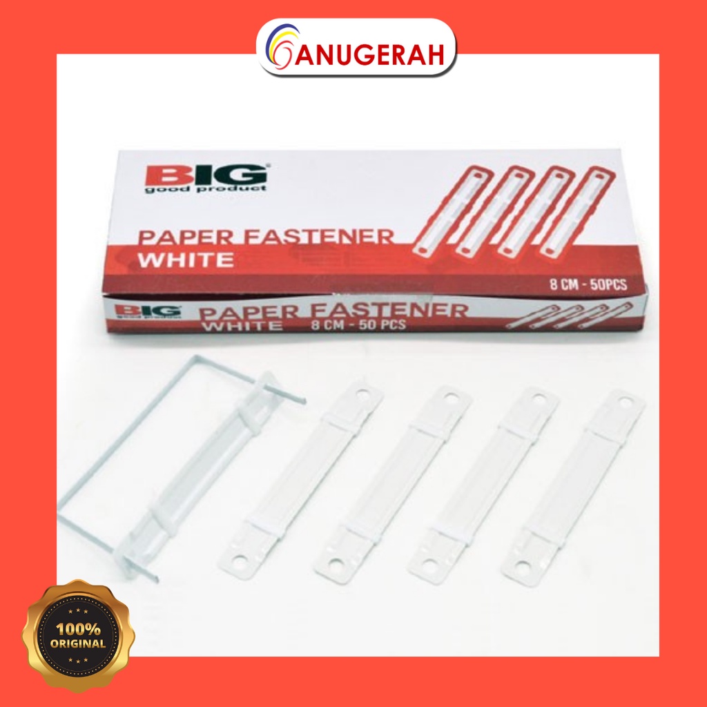 

BIG PF-80 WHITE ACCO/PAPER FASTENER