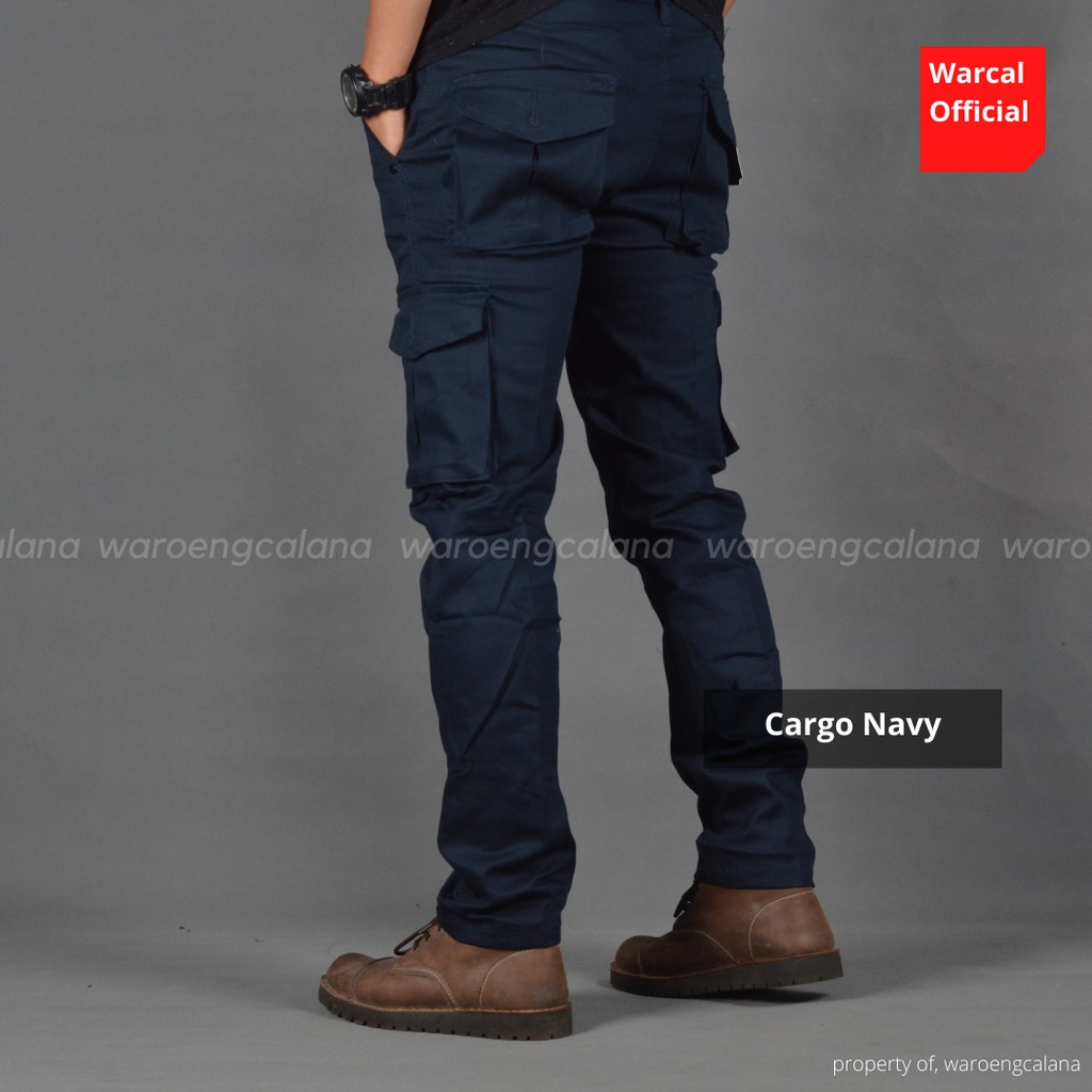 Malmo Celana Cargo Panjang Navy