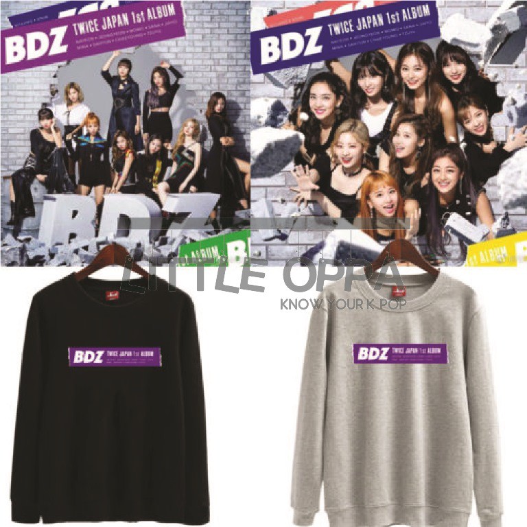 JACKET SWEATER TWICE BDZ 1ST JAPAN ALBUM