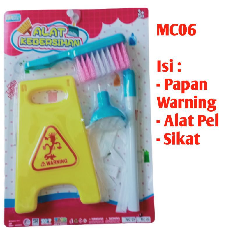 MC 06 - Mainan Alat Kebersihan Cleaning Set Classic MC06