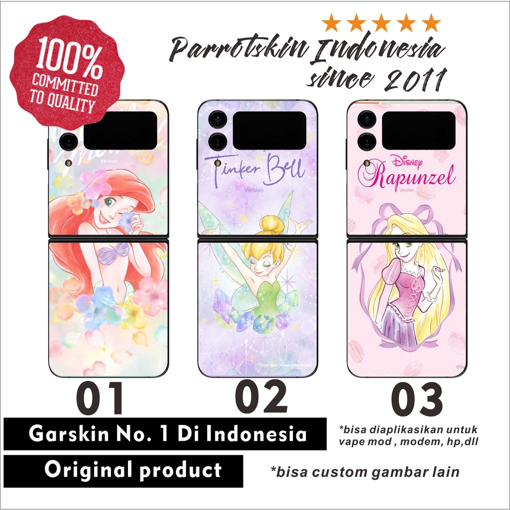 Garskin Sticker Case GALAXY Z FLIP 3 Princess Edition