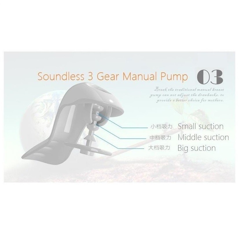 Real Bubee Manual Breastpump Pompa ASI Murah Berkualitas BPA Free