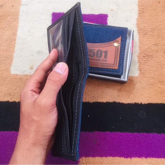 Dompet anak remaja cowok bahan denim #dompet #dompetpria #dompetcowok #dompetremaja #dompetdenim