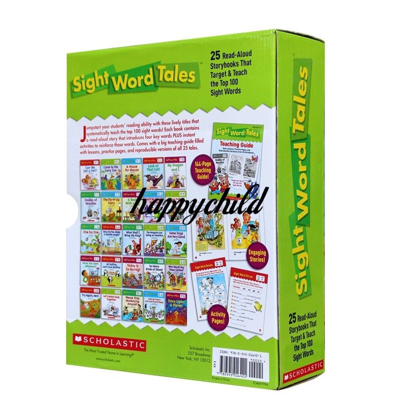 High quality sight word tales Scholastic/belajar English/buku import/happychild