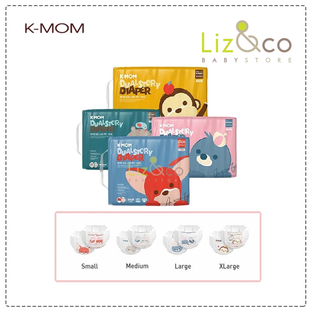 Jual K-MOM Dual Story Diapers Tape | Shopee Indonesia