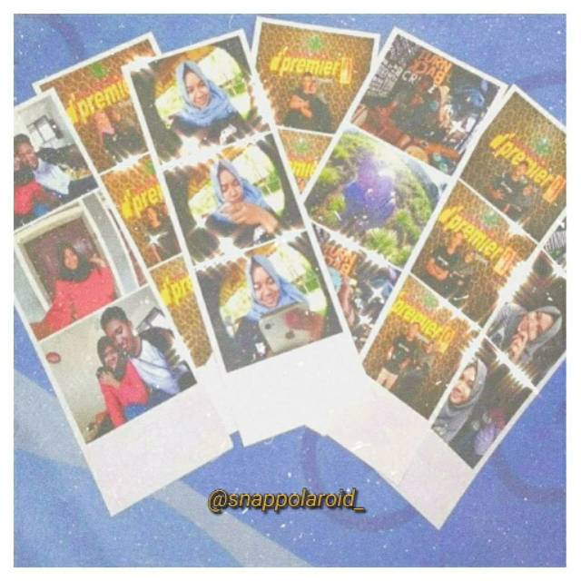 Cetak Foto Polaroid Strip