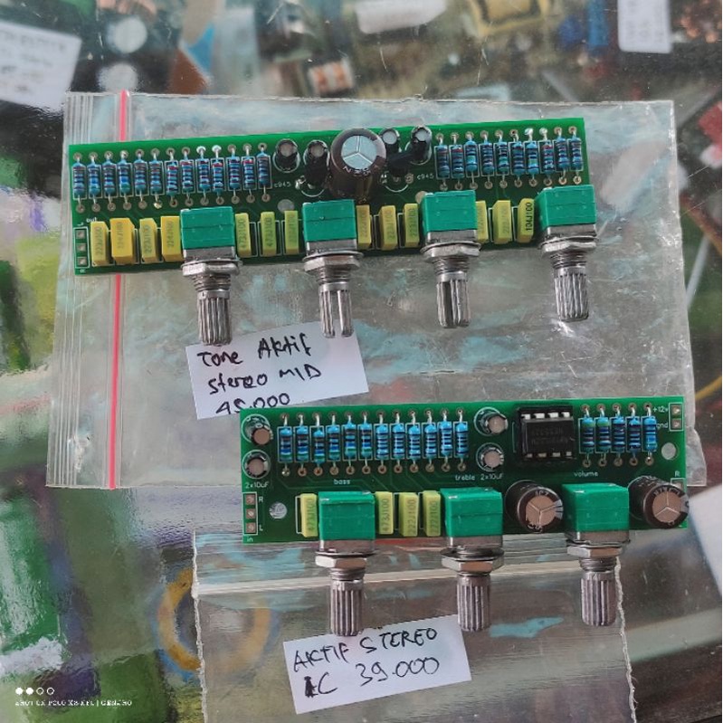 Tone kontrol 12v stereo