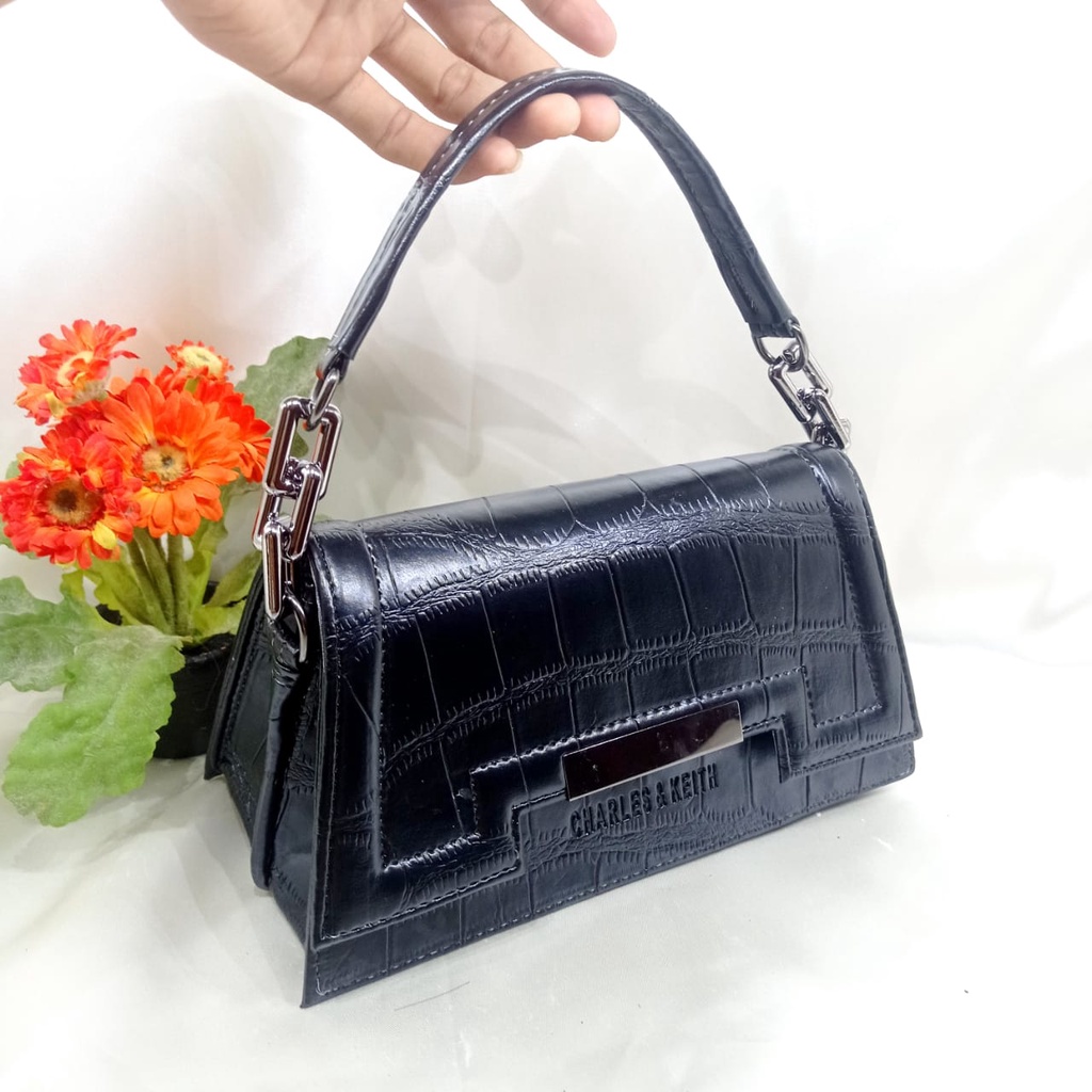 Tas wanita slempang croco terlaris ( COD )