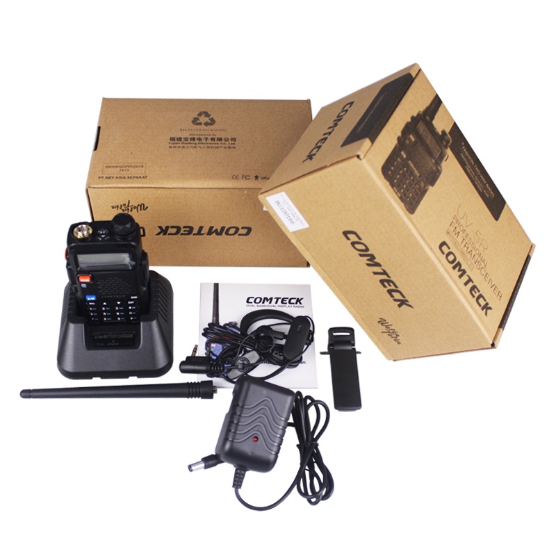 HT Murah Handy Talkie Comteck UV-5R UV5R Dual Band VHF UHF Radio Termurah di Indonesia