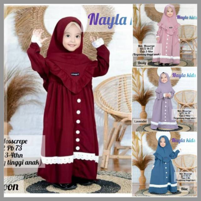  TERBARU  GAMIS  ANAK  NAYLA KIDS GAMIS  ANAK  MURAH 