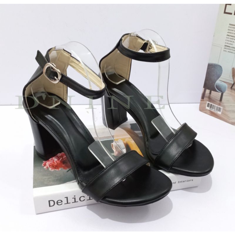 Lunna RD 08 blokheels sandal wanita 9cm