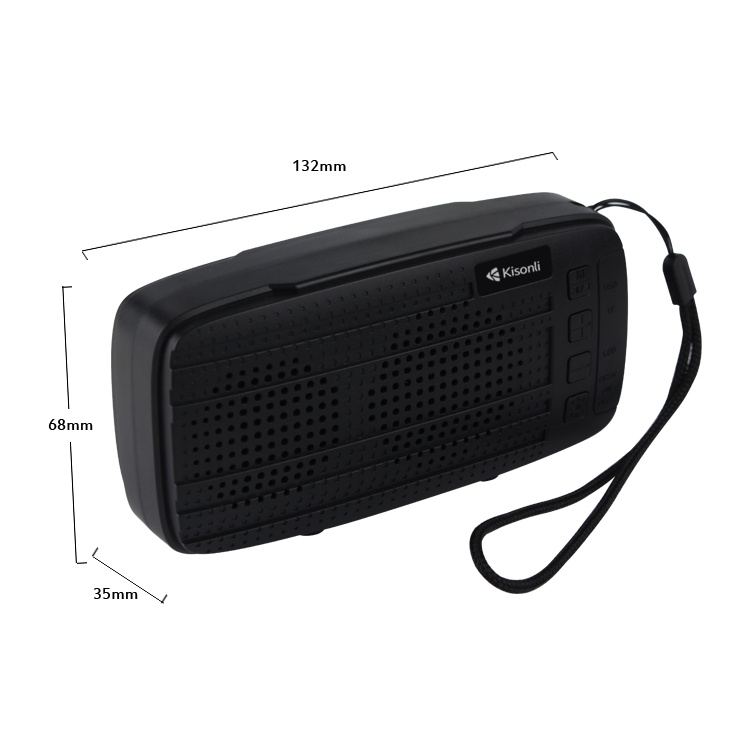 Speaker Bluetooth Wireless Portable Kisonli S20 HD Audio TF Card Support - XOBOX.ID