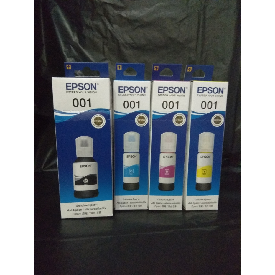 

TGR540S1 Tinta Epson 001 Black, Cyan, Magenta , Yellow Ink For L4150,L4160 E57Dtgfe
