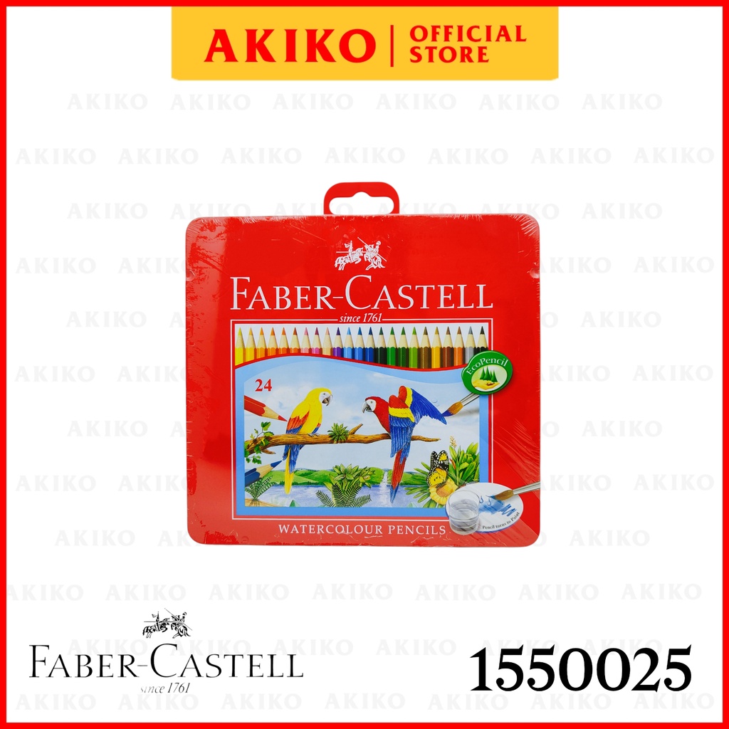 

Watercolor Pencil 24L Tin Case Fsc Faber-Castell