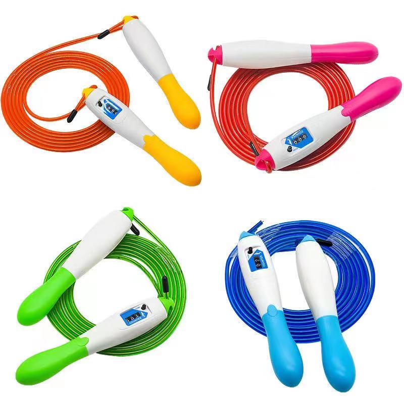 Agnite Skipping / Tali Skipping Lompat Tali Automatic Counter Bisa Hitung, Tali PVC, Cotton Rope, Adjustable, Handle Dilapisi Dengan Sponge Alat Olahraga