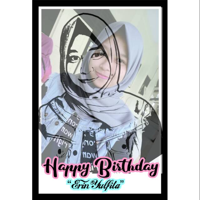 

Sketsa wajah hitam putih (koleksi pribadi, kado ulangtahun, kado anniversari, dll)