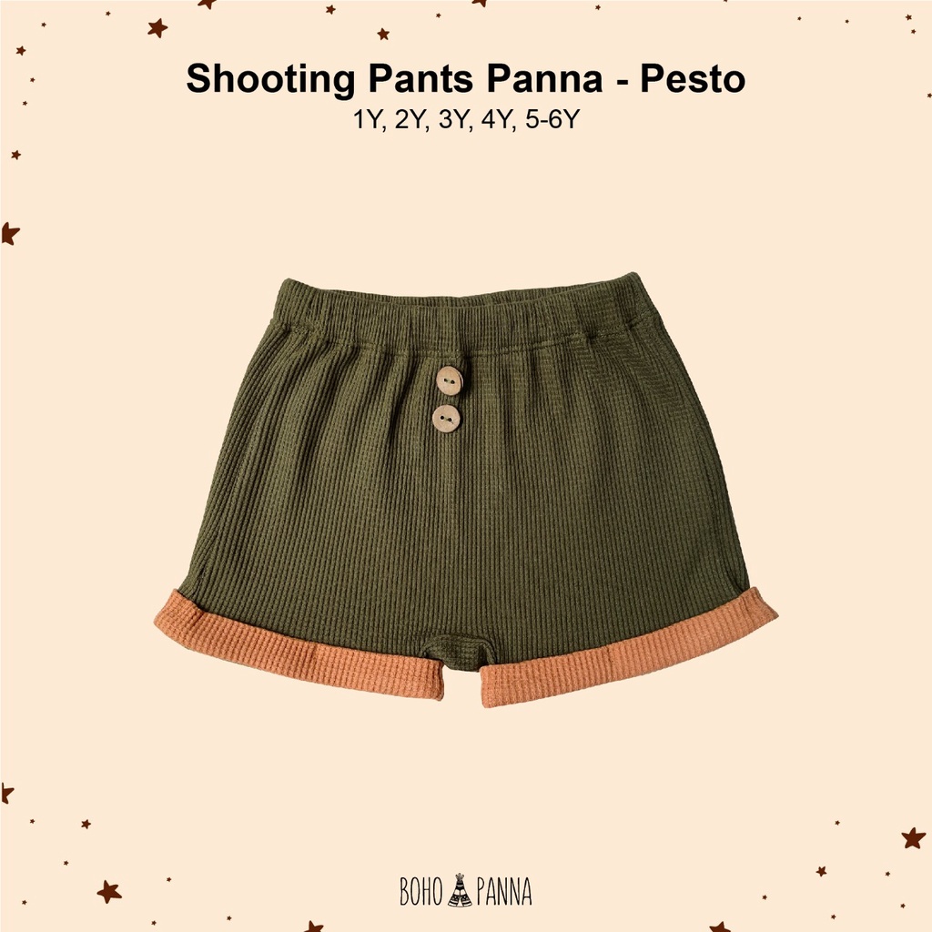 Bohopanna Shooting Pants Panna // Celana Pendek Anak Unisex